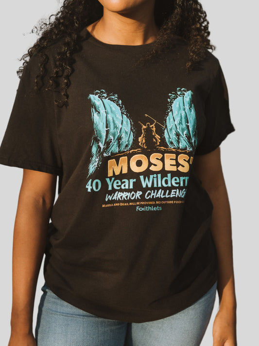 MOSES' 40 YEAR WILDERNESS WARRIOR CHALLENGE TEE